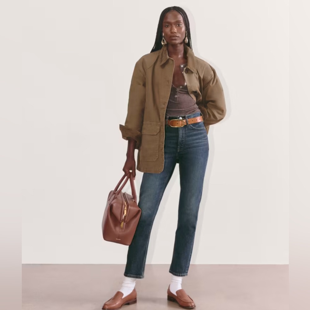 NWT Everlane Original Cheeky Jean, Vintage Dark Denim 26